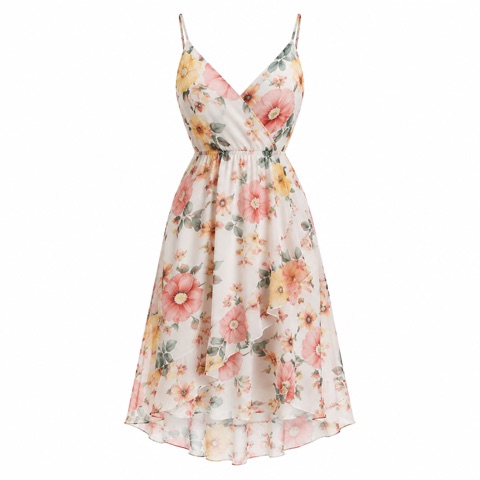 Floral Chiffon Dress